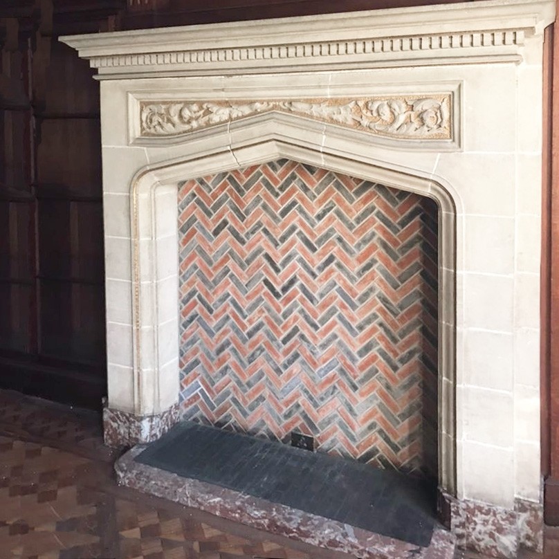 Antiker englischer Kamin des 19. Jahrhunderts - Sandstein Kamine