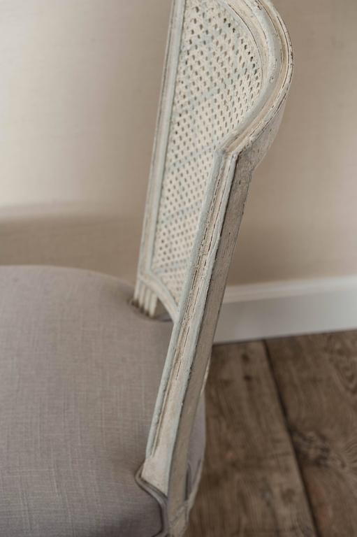 Set aus sechs vollständig restaurierten französischen Esszimmerstühlen