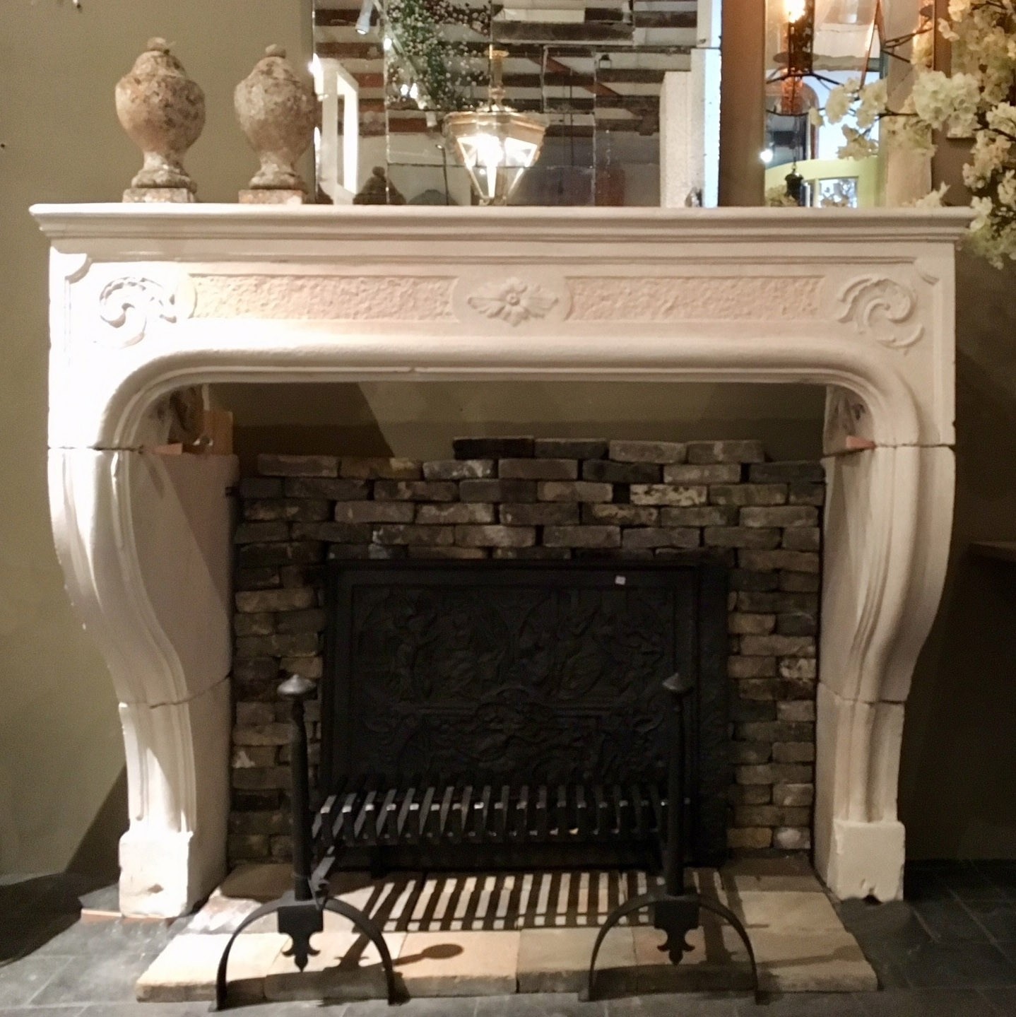 kuchen backofen: Antike Offene Kamine