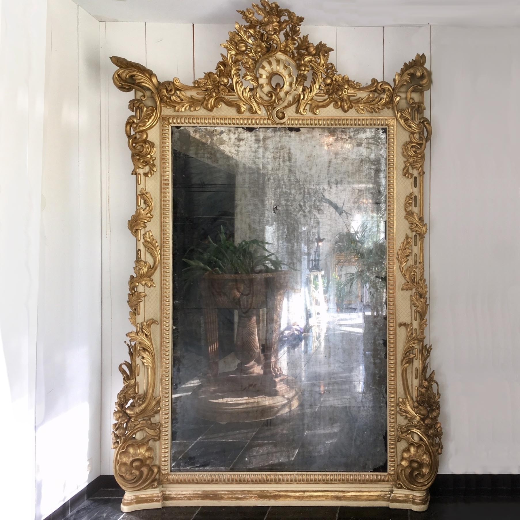 Sehr großer antiker Spiegel - Piet Jonker