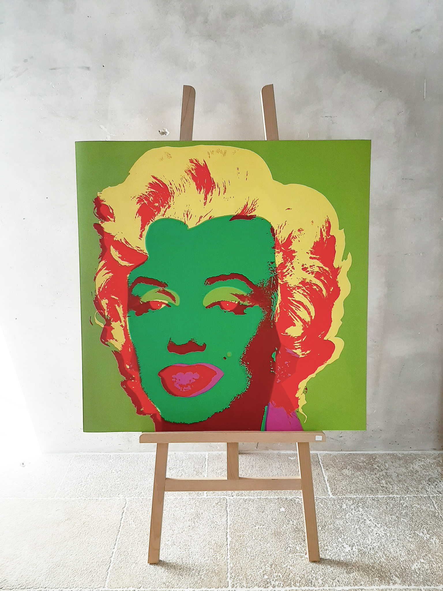 Marilyn Monroe Siebdruck Andy Warhol (grün) - Piet Jonker